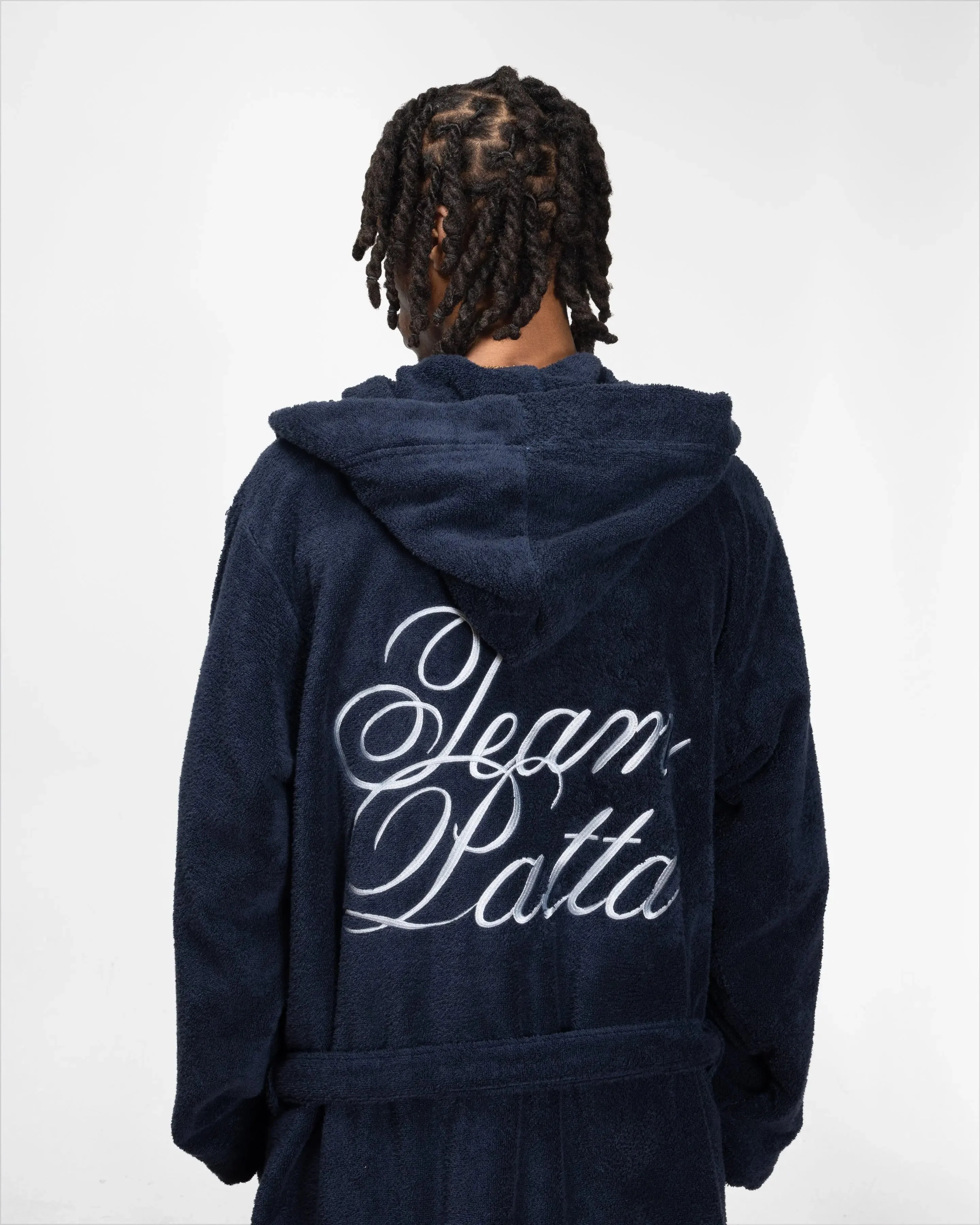 Patta Terry Bathrobe (Black Iris) - Image 3