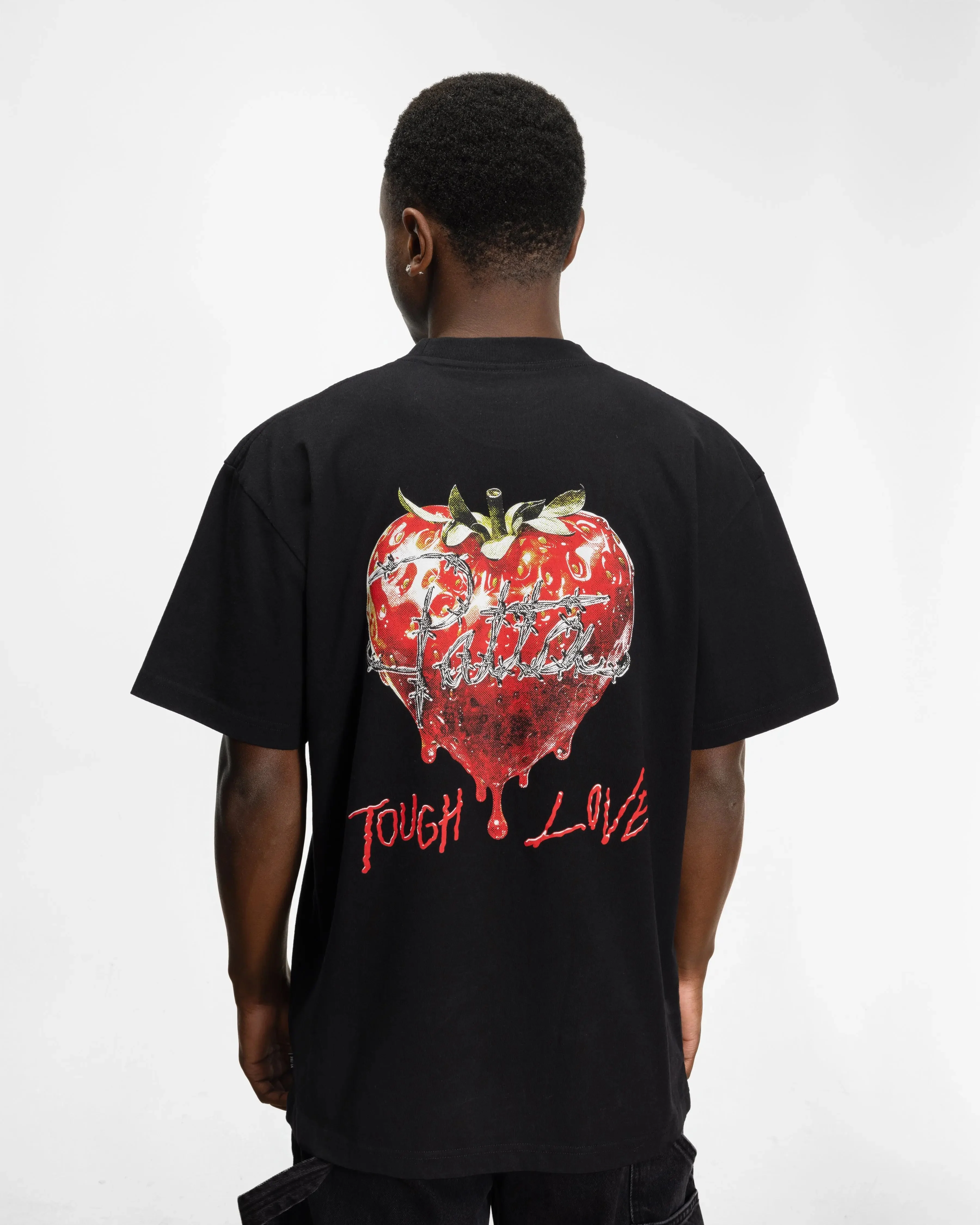 Patta Tough Love T-Shirt (Black) - Image 4