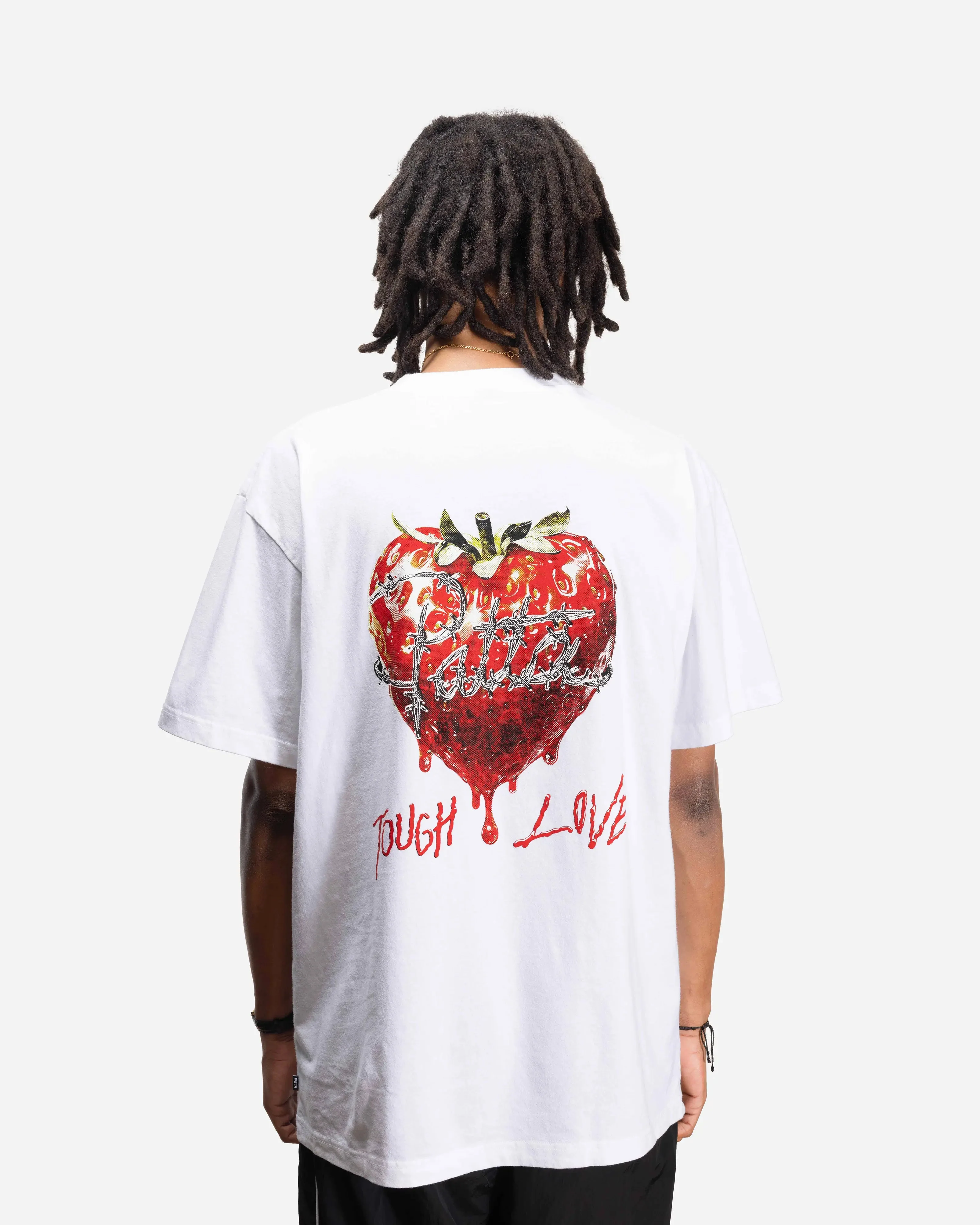 Patta Tough Love T-Shirt (White) - Image 4