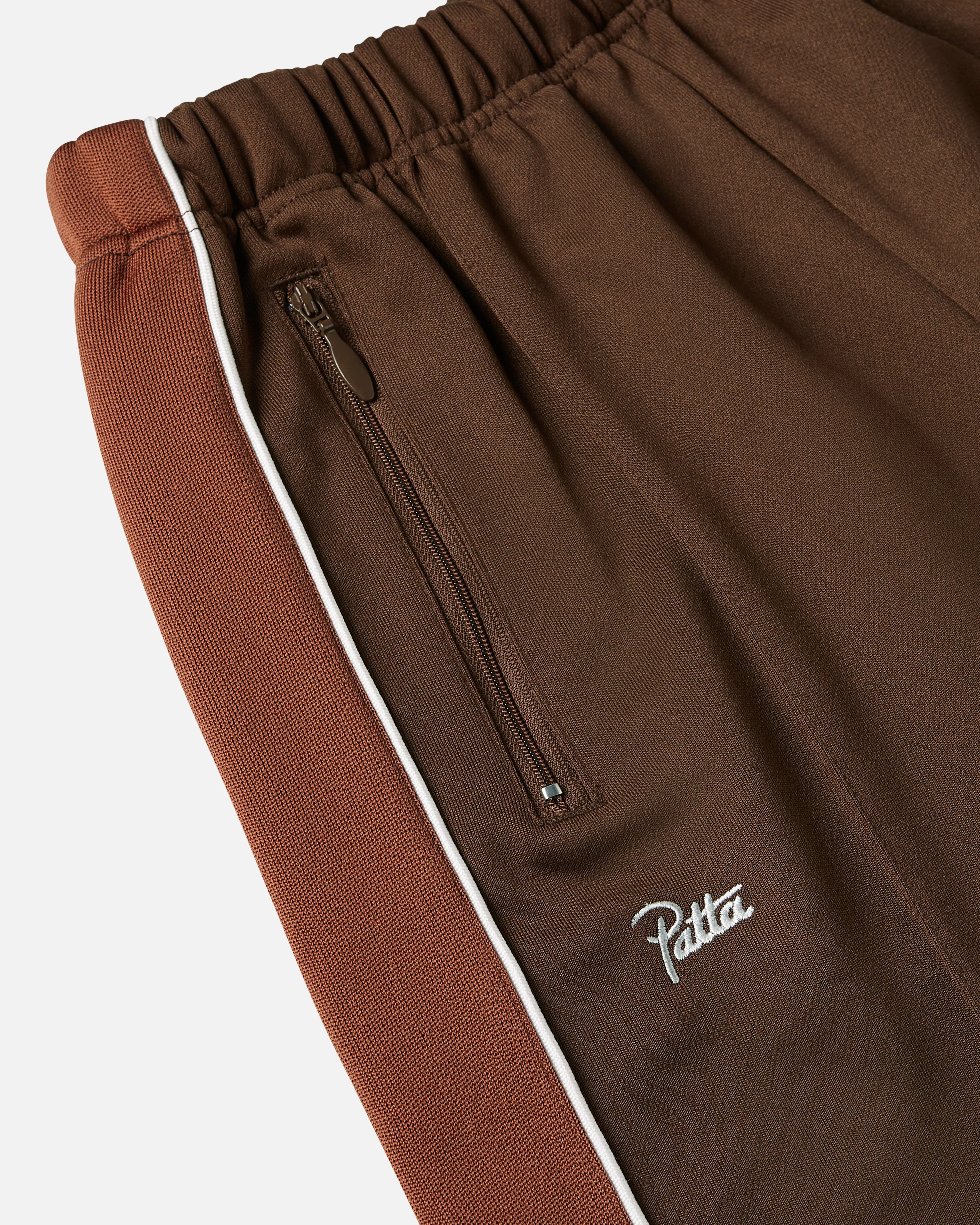 Patta Tricot Straight Track Pants (Chestnut) - Image 4
