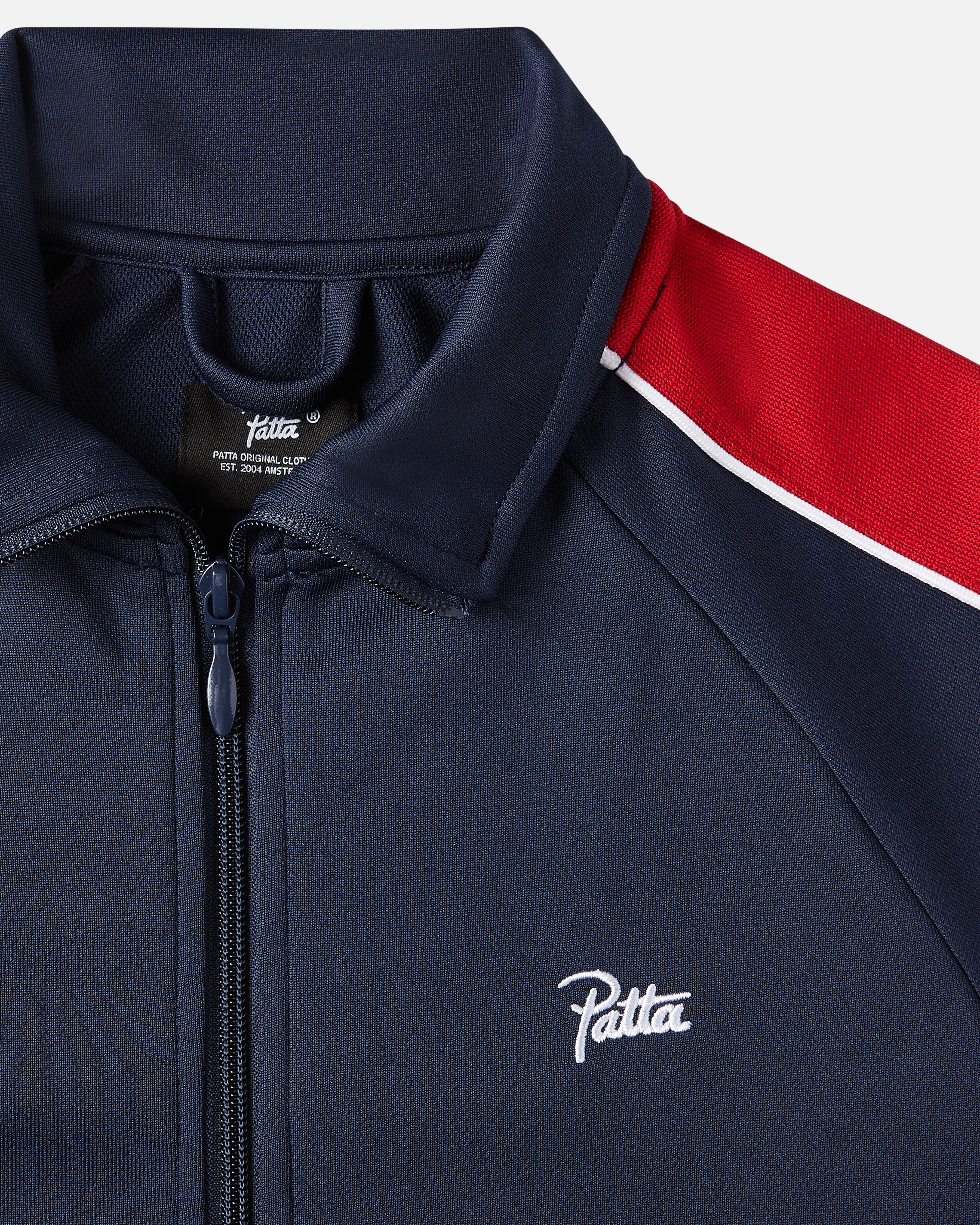 Patta Tricot Track Jacket (Black Iris) - Image 7