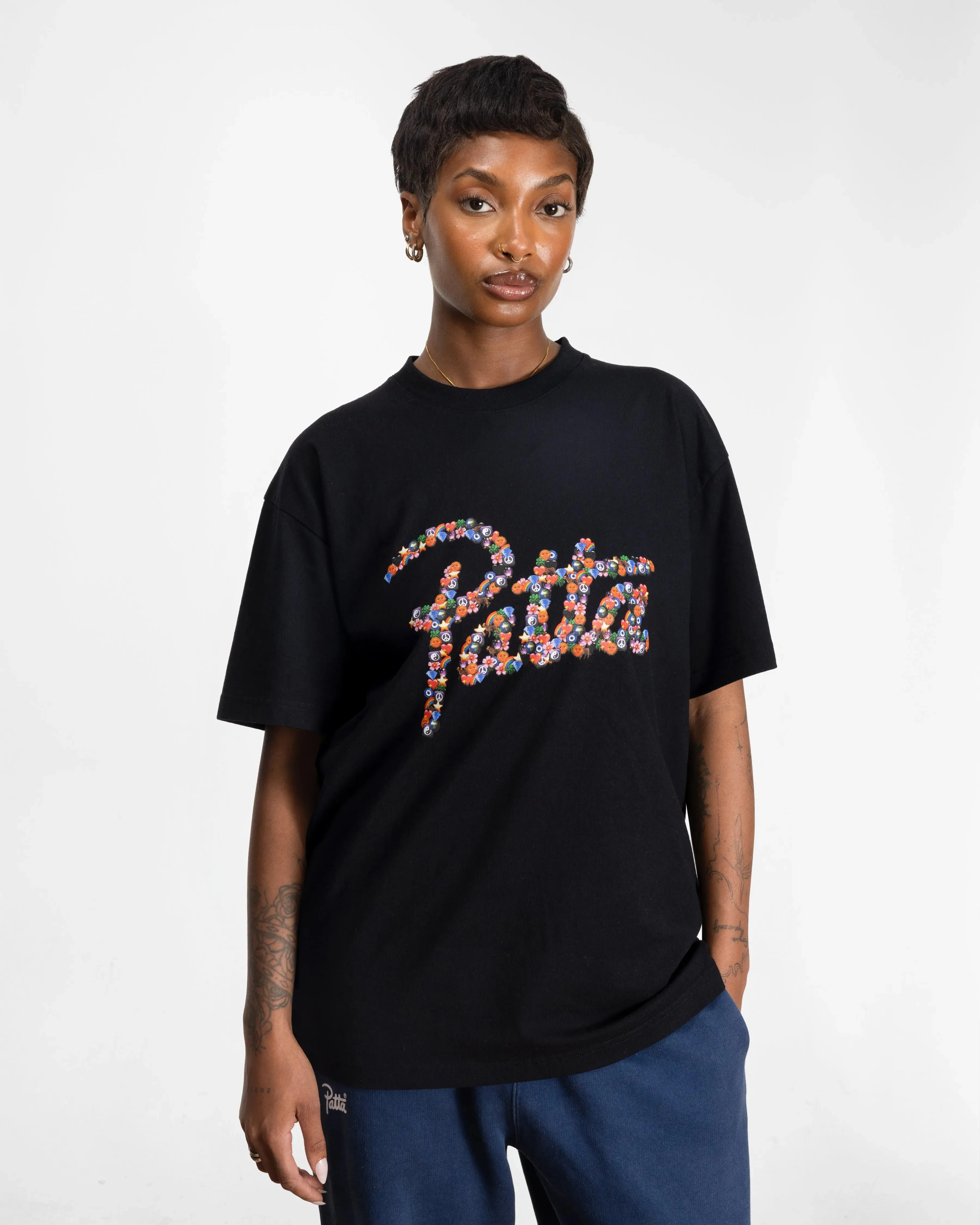 Patta Vibes T-Shirt (Black) - Image 5