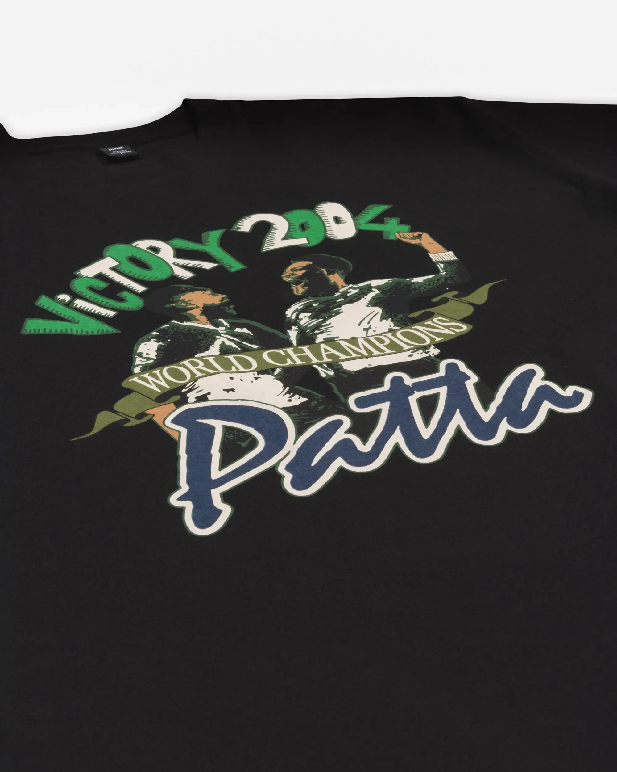 Patta Victory T-Shirt (Black) - Image 5
