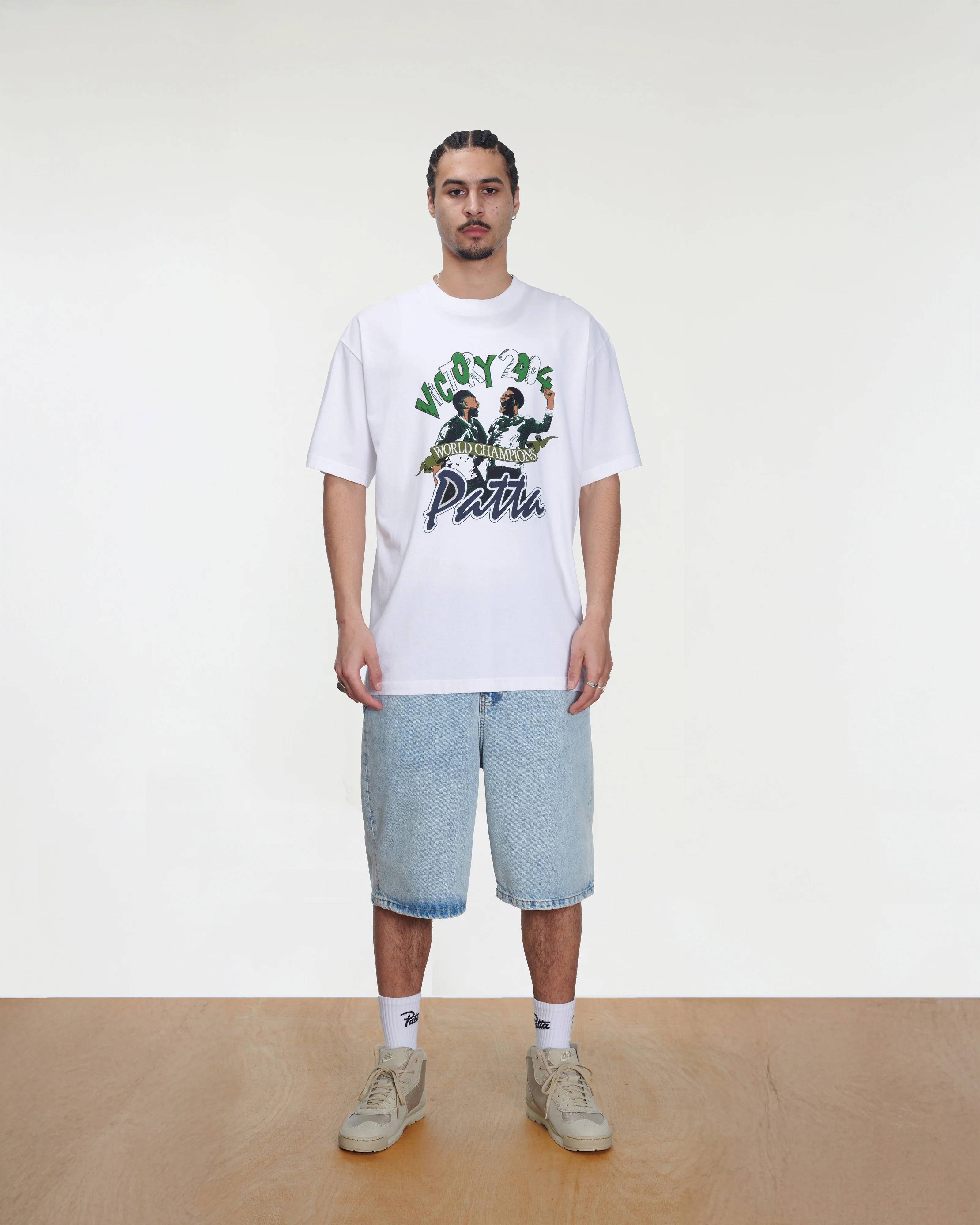 Patta Victory T-Shirt (White) - Image 4