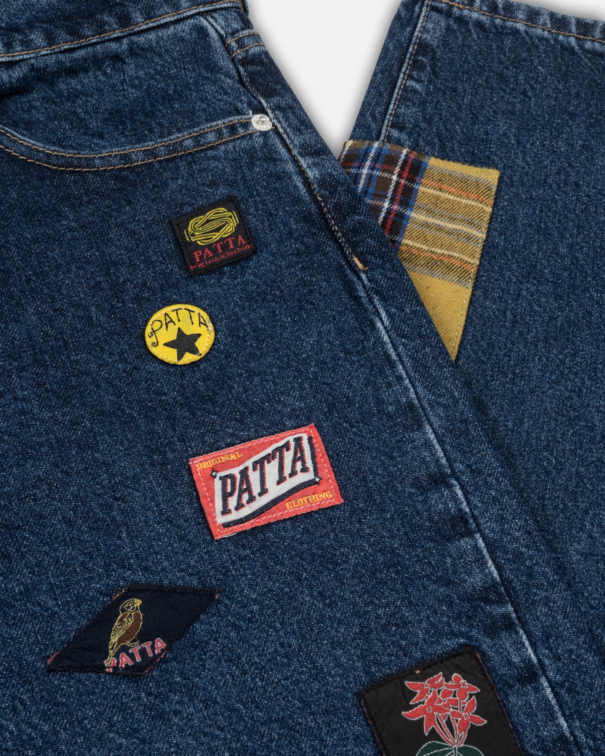 Patta Whole Lotta Labels Denim Pants (Light Blue Denim) - Image 6