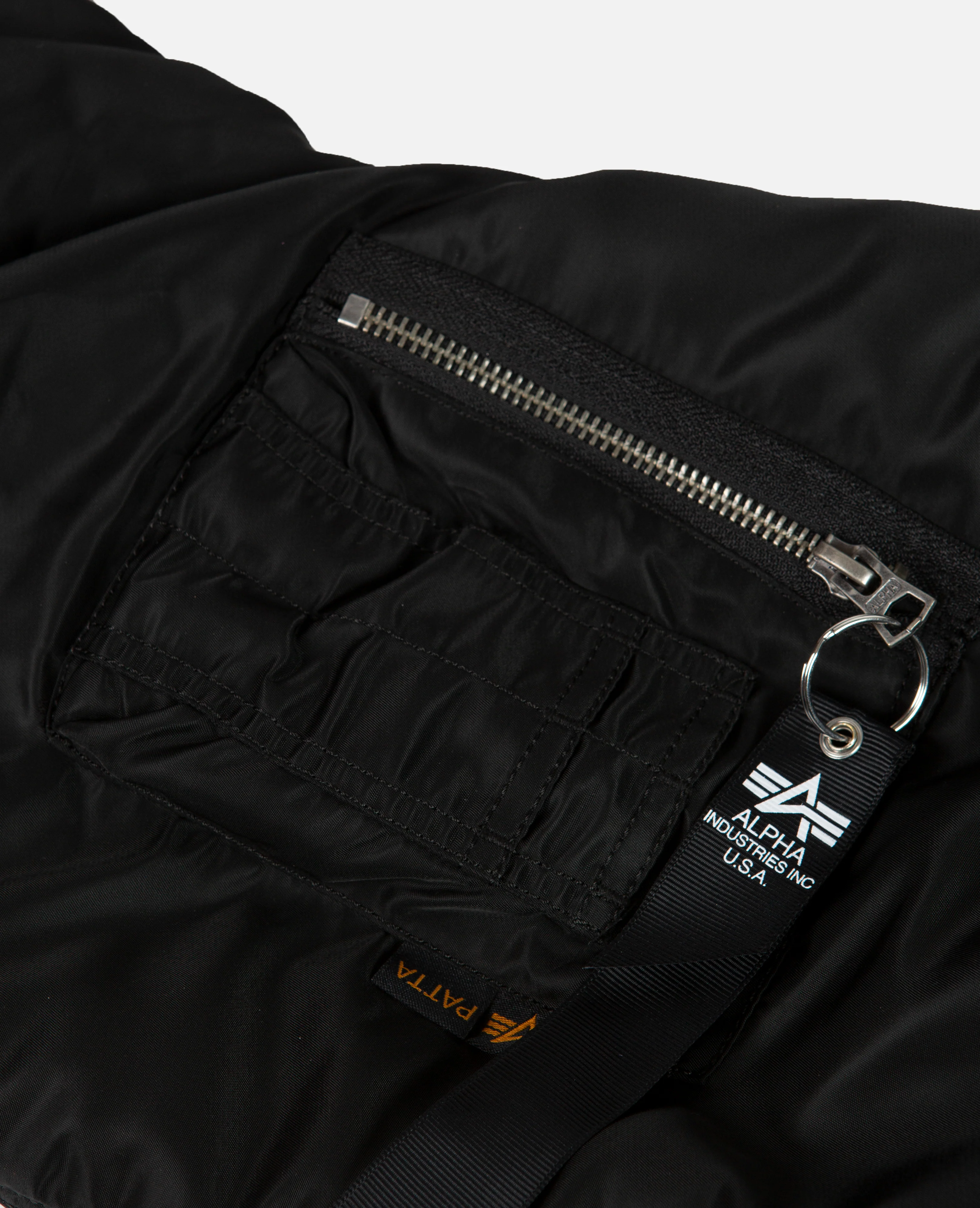 Patta x Alpha Industries MA-1 London Jacket (black/blue) - Image 13
