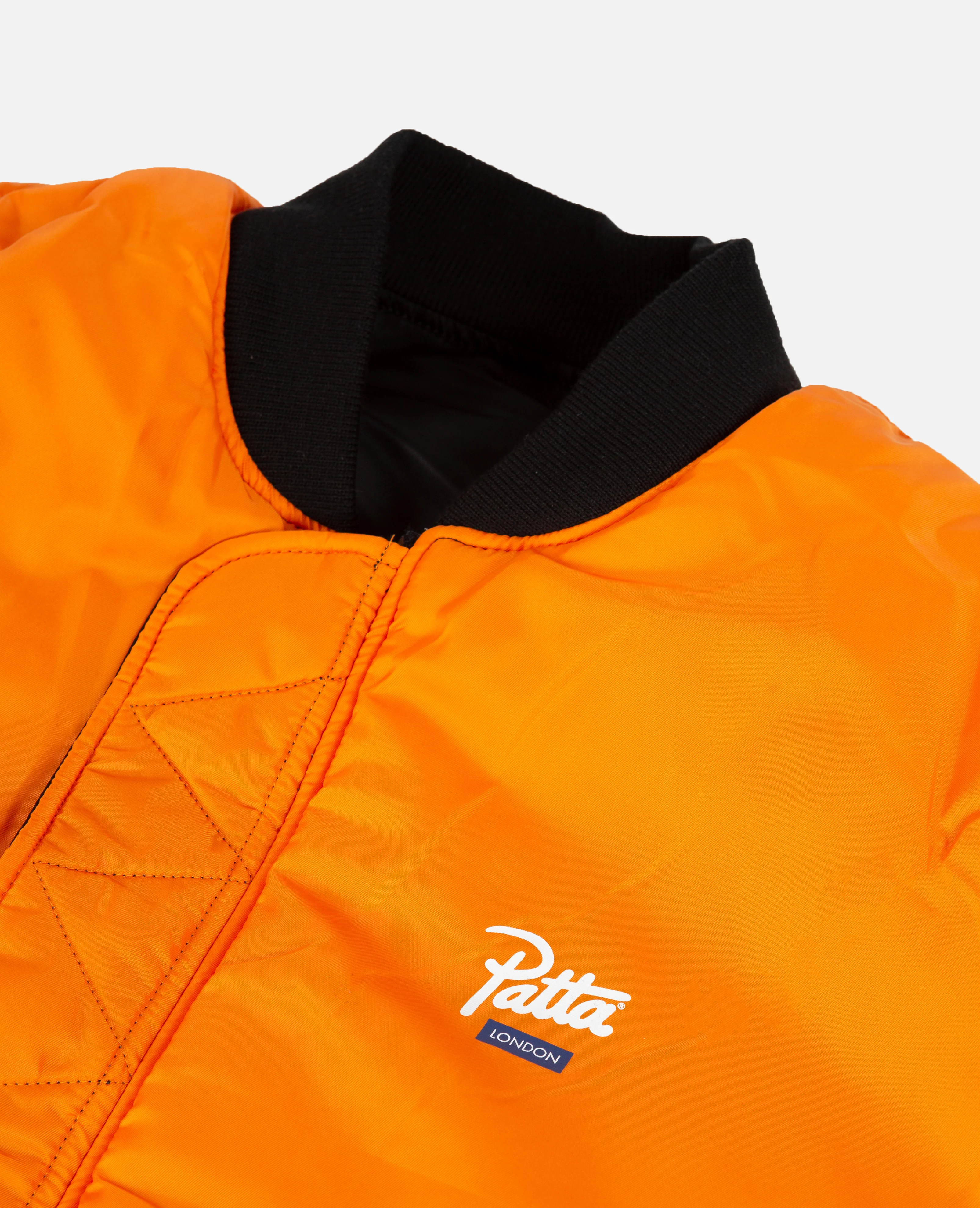 Patta x Alpha Industries MA-1 London Jacket (black/blue) - Image 19