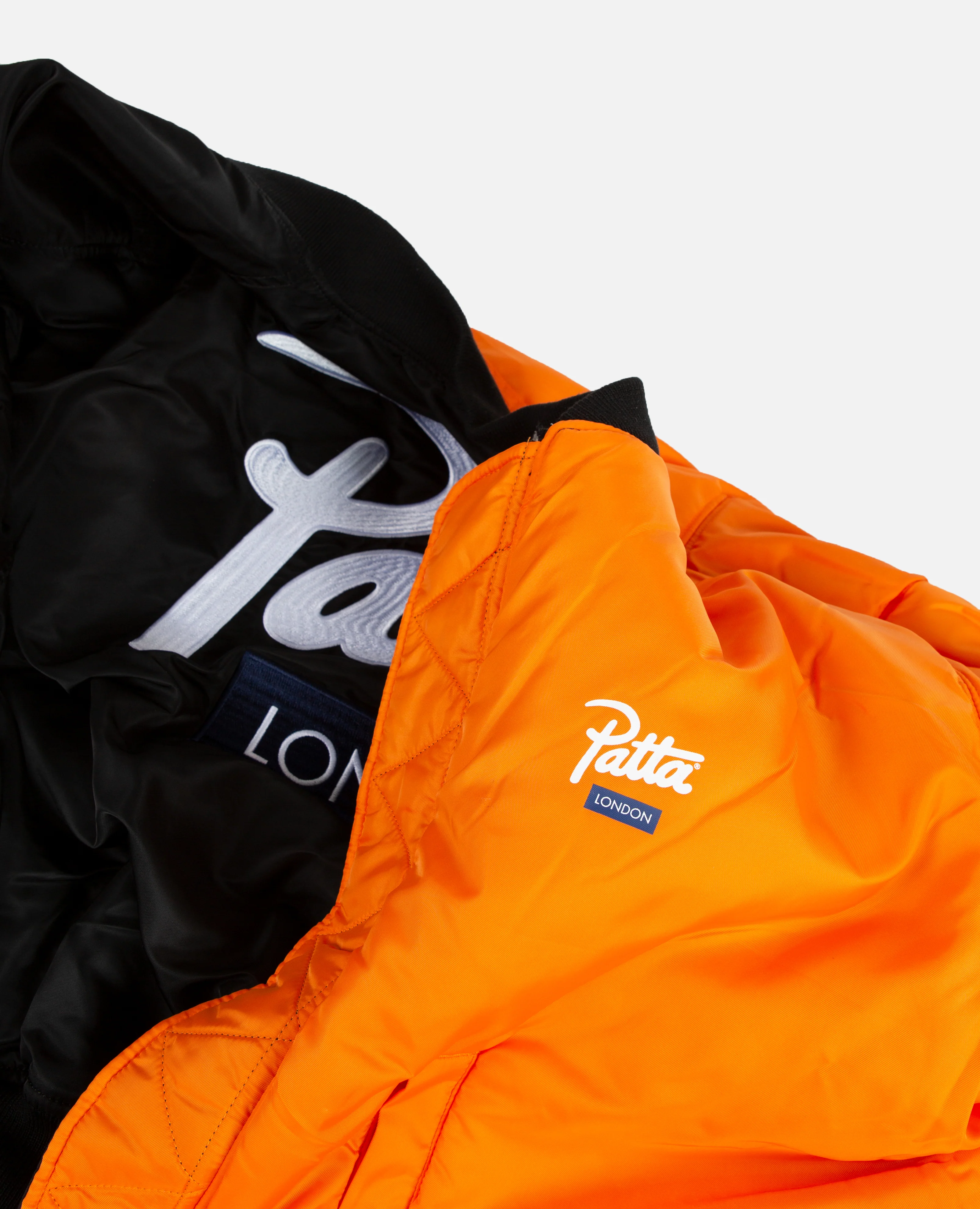 Patta x Alpha Industries MA-1 London Jacket (black/blue) - Image 7