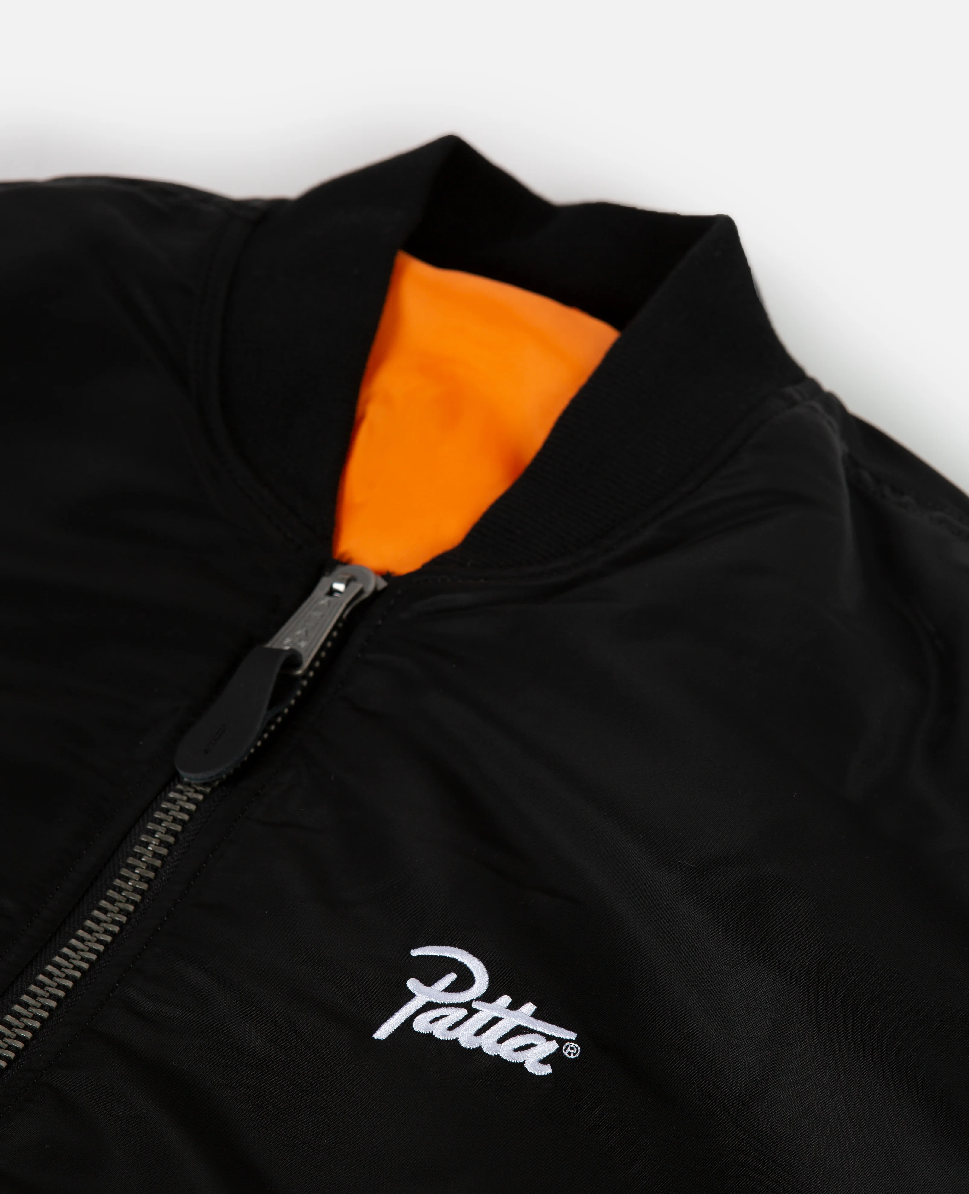 Patta x Alpha Industries MA-1 London Jacket (black/blue) - Image 9