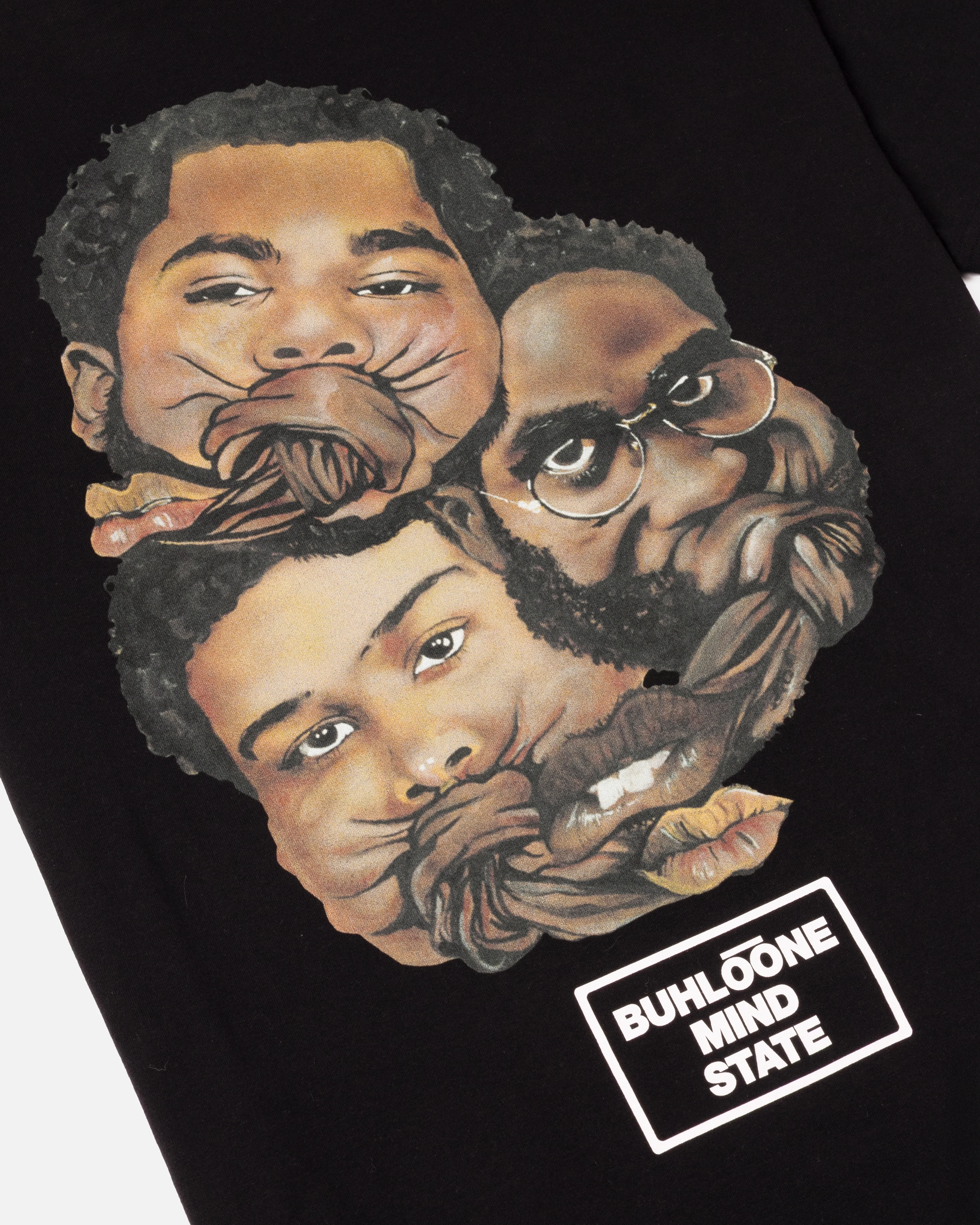 Patta x De La Soul Buhloone State Of Mind T-Shirt (Black) - Image 5