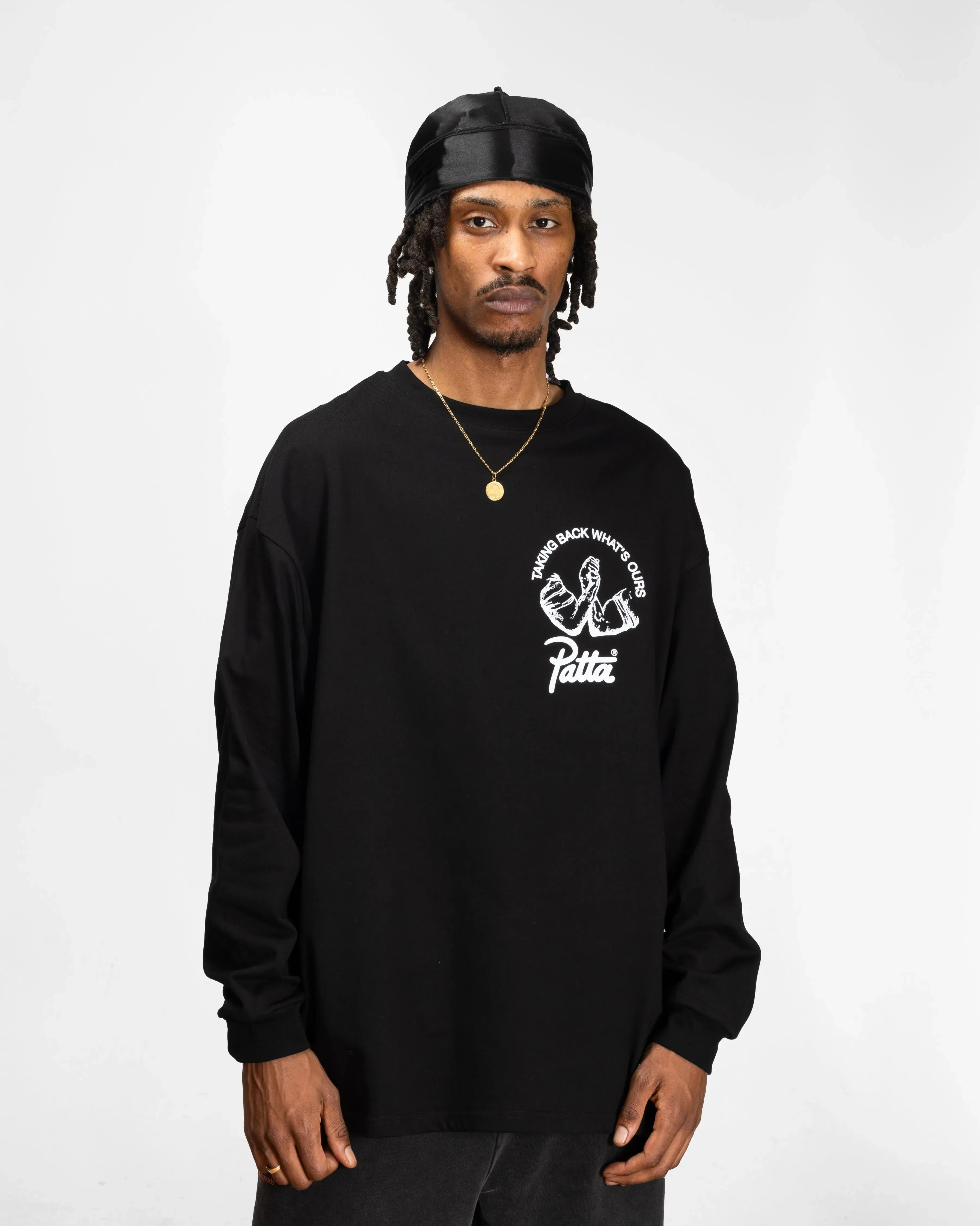 Patta x Joe Freshgoods Coalition Long Sleeve T-Shirt (Black) - Image 3