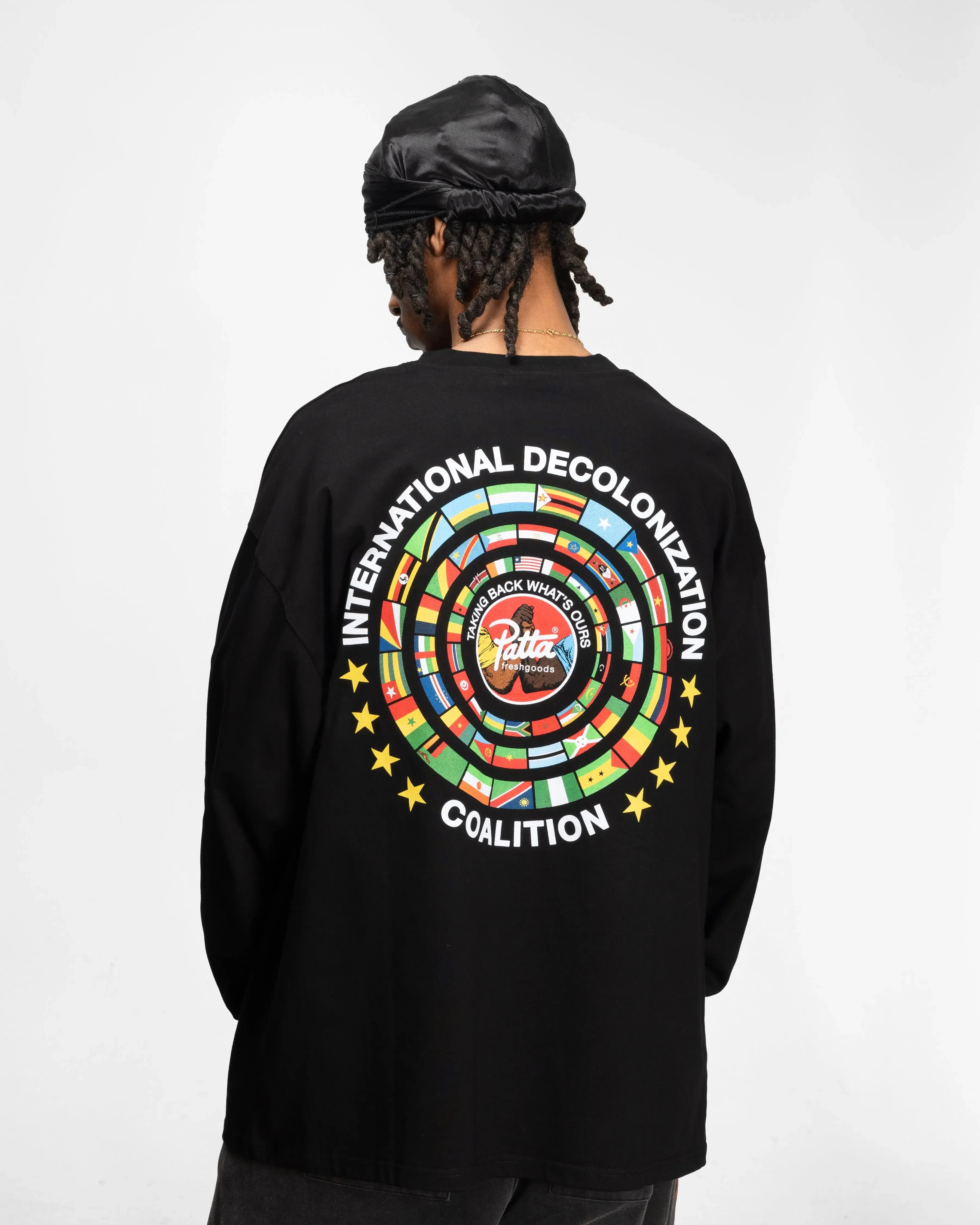 Patta x Joe Freshgoods Coalition Long Sleeve T-Shirt (Black) - Image 4