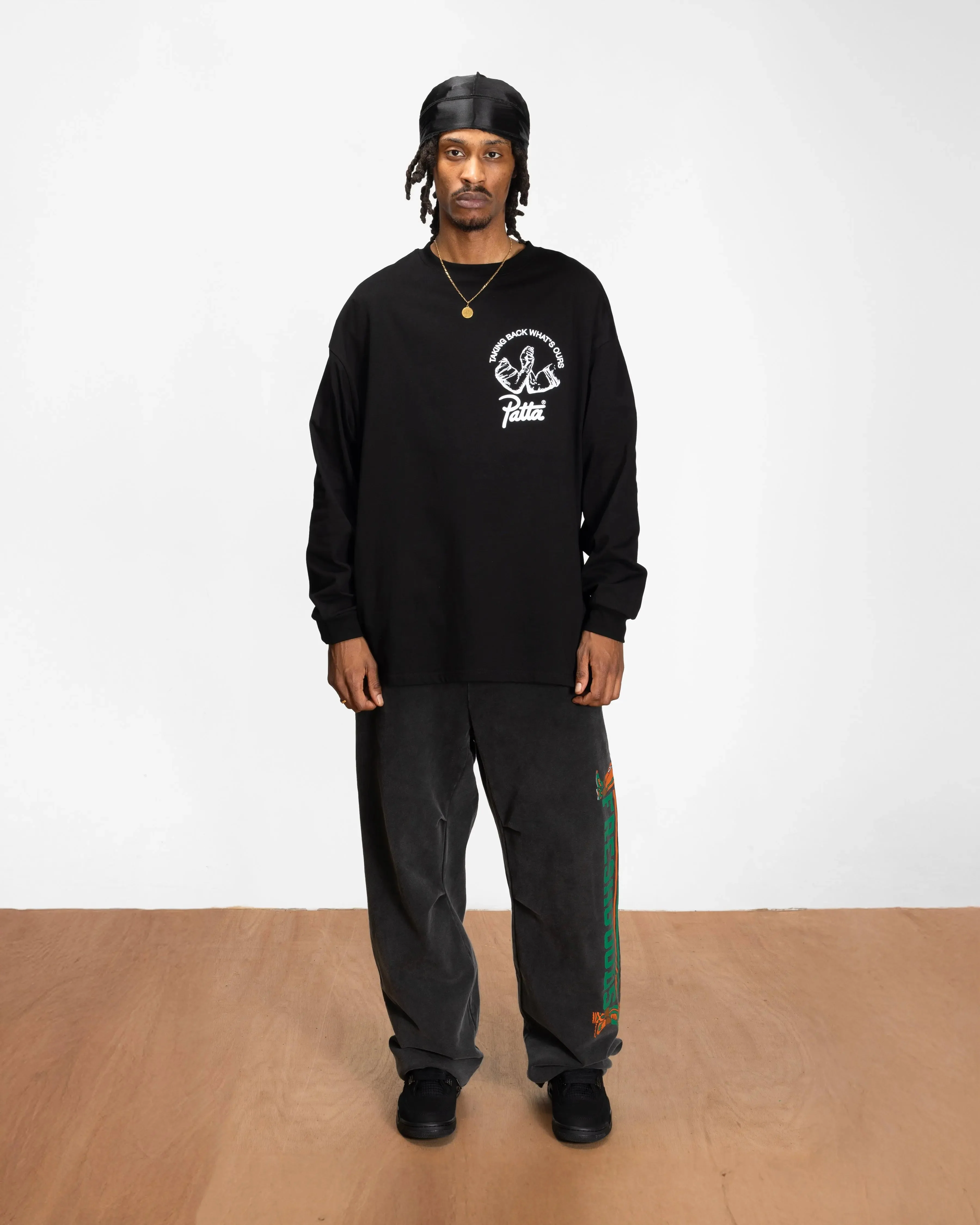 Patta x Joe Freshgoods Coalition Long Sleeve T-Shirt (Black) - Image 5