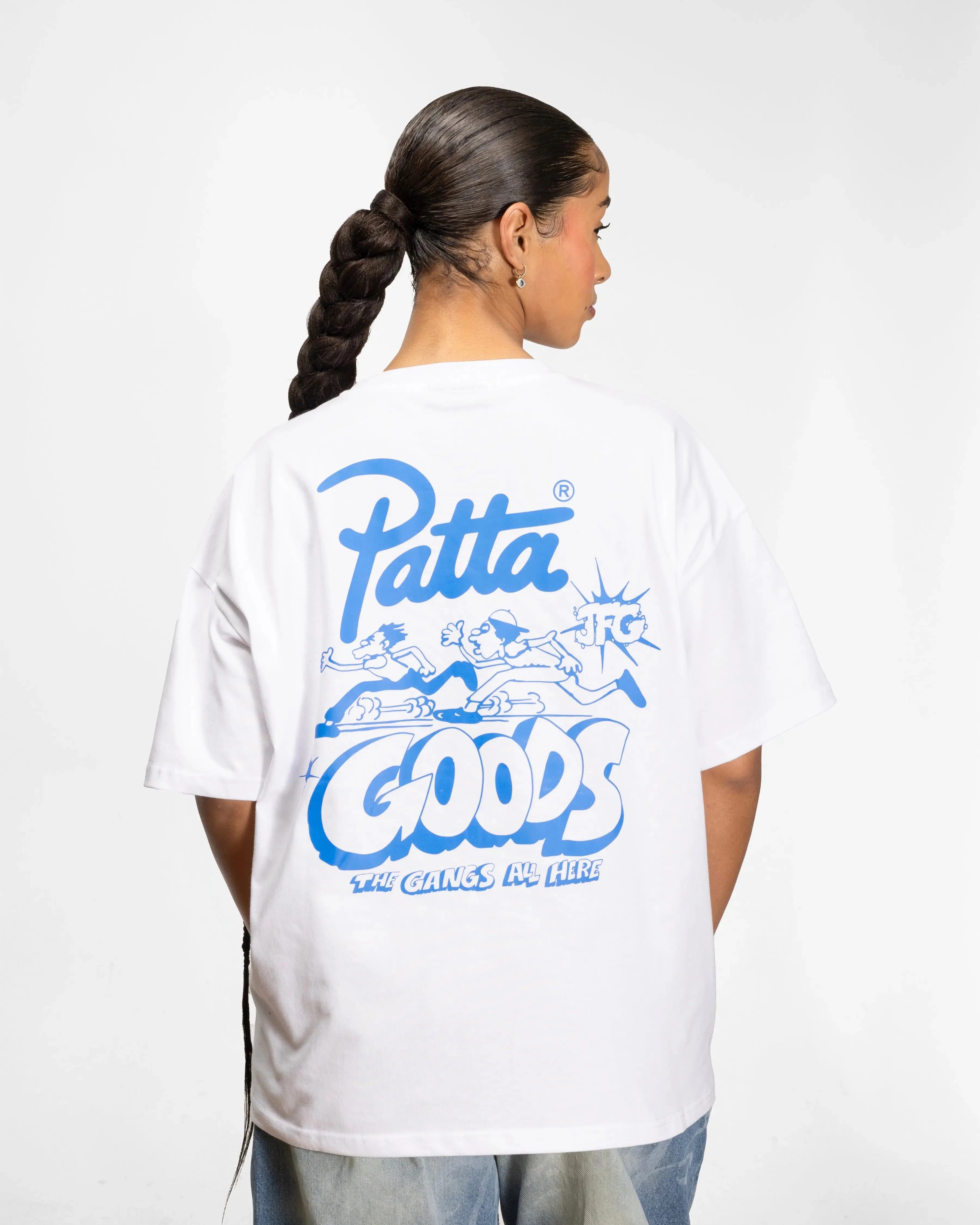 Patta x Joe Freshgoods Gangs All Here T-Shirt (White) - Image 4