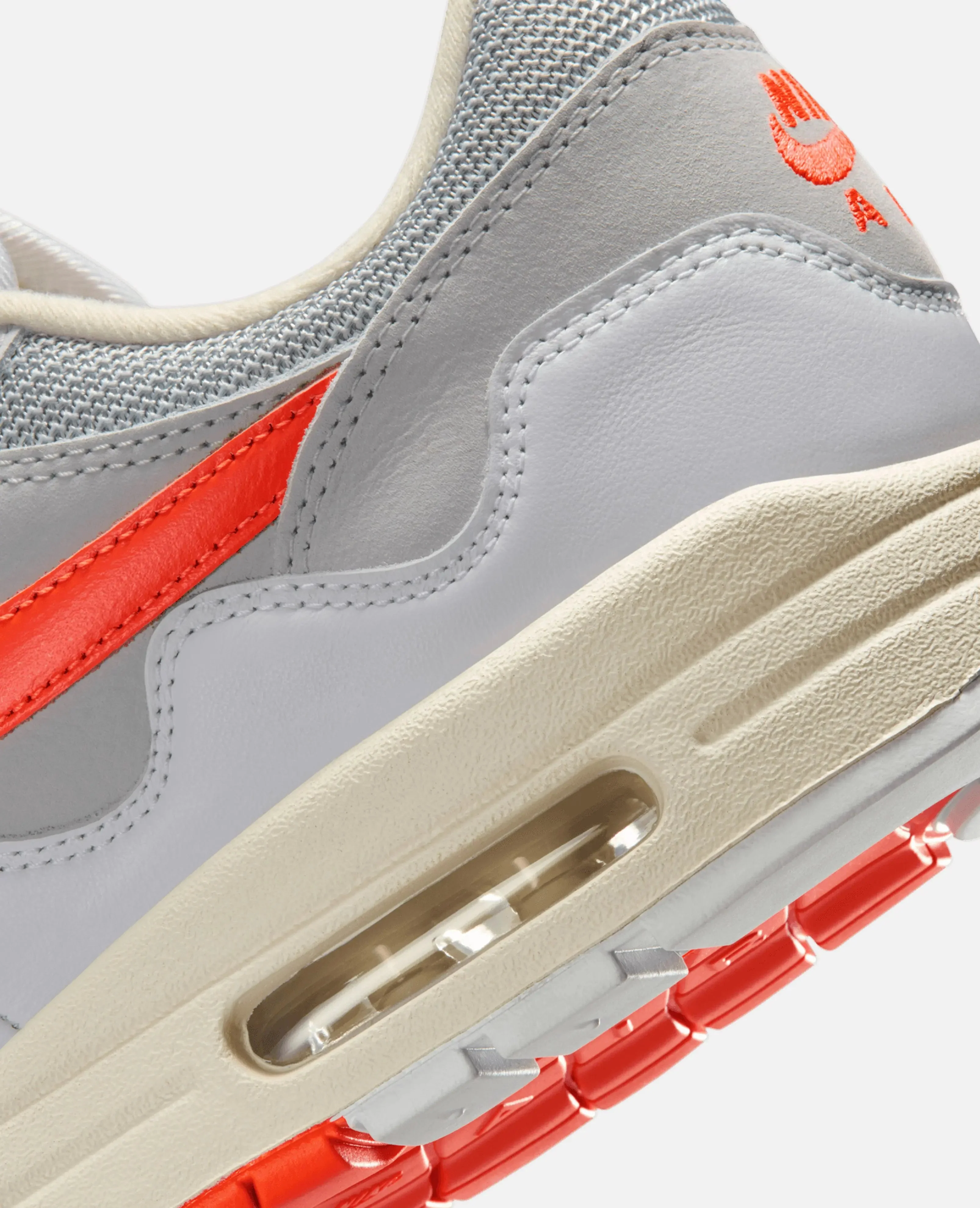 Patta X Nike Air Max 1 (White/Hyper Crimson-Pure Platinum) - Image 7