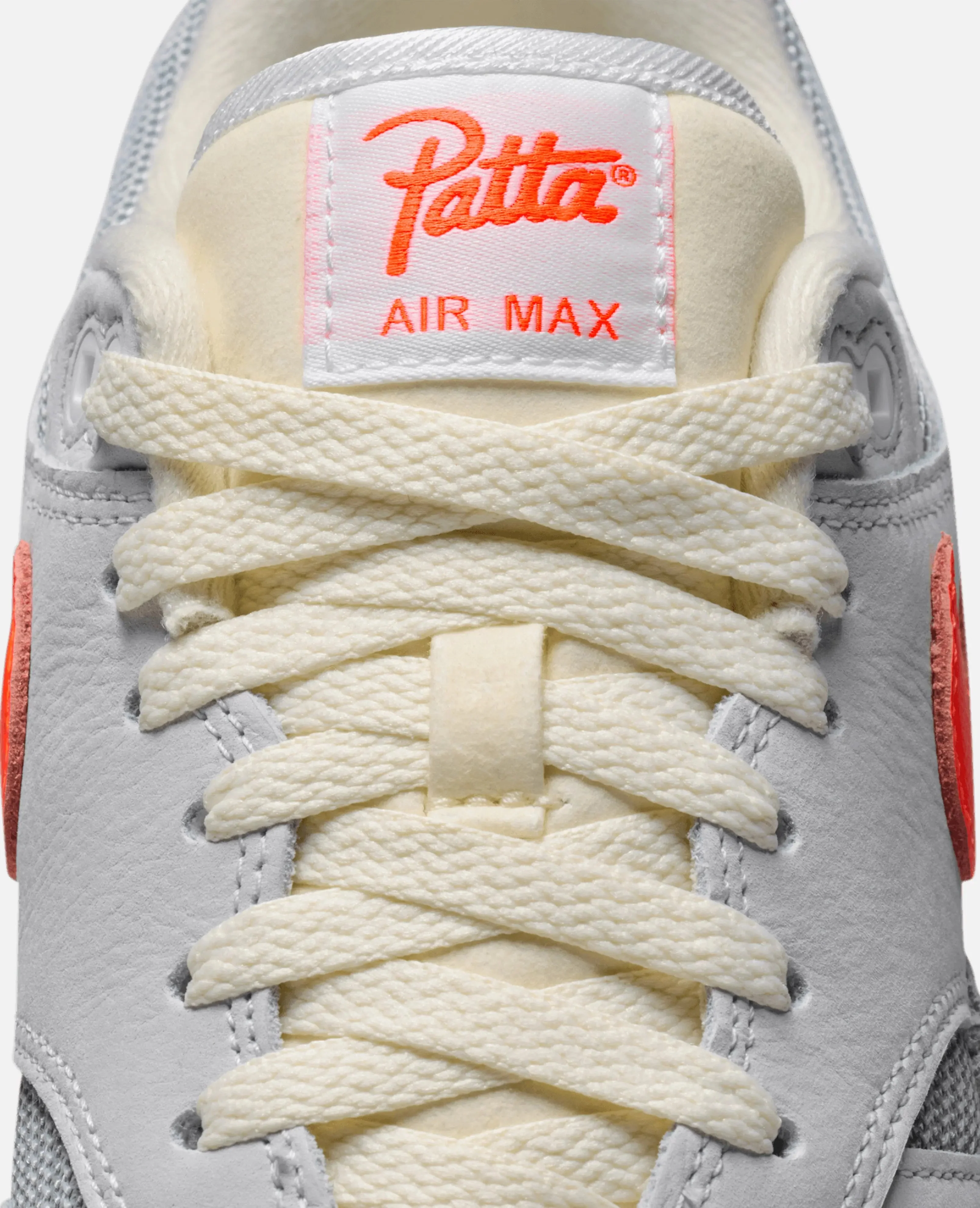 Patta X Nike Air Max 1 (White/Hyper Crimson-Pure Platinum) - Image 8