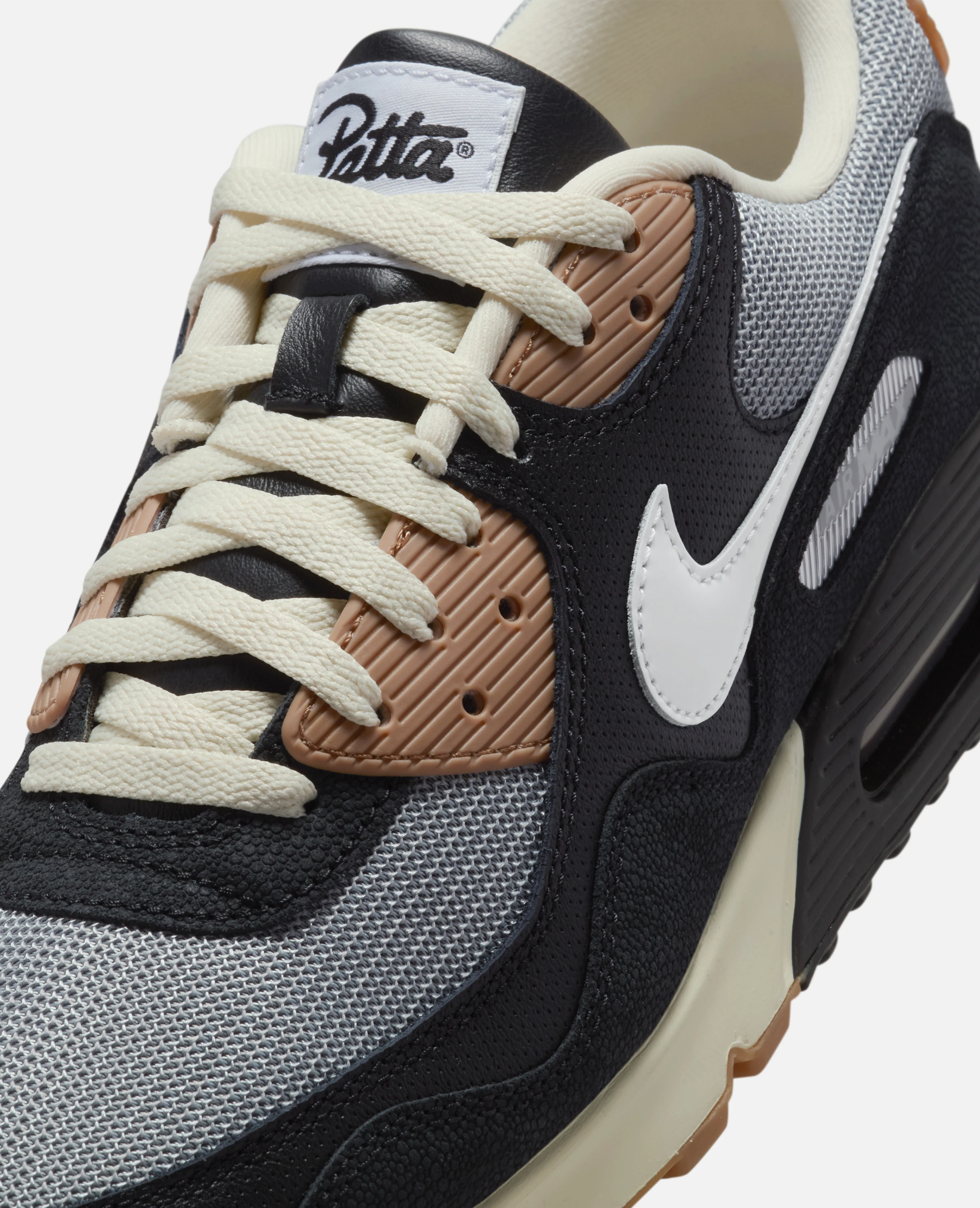 Patta x Nike Air Max 90 SP (Black/White-Particle Grey-Anthracite) - Image 8
