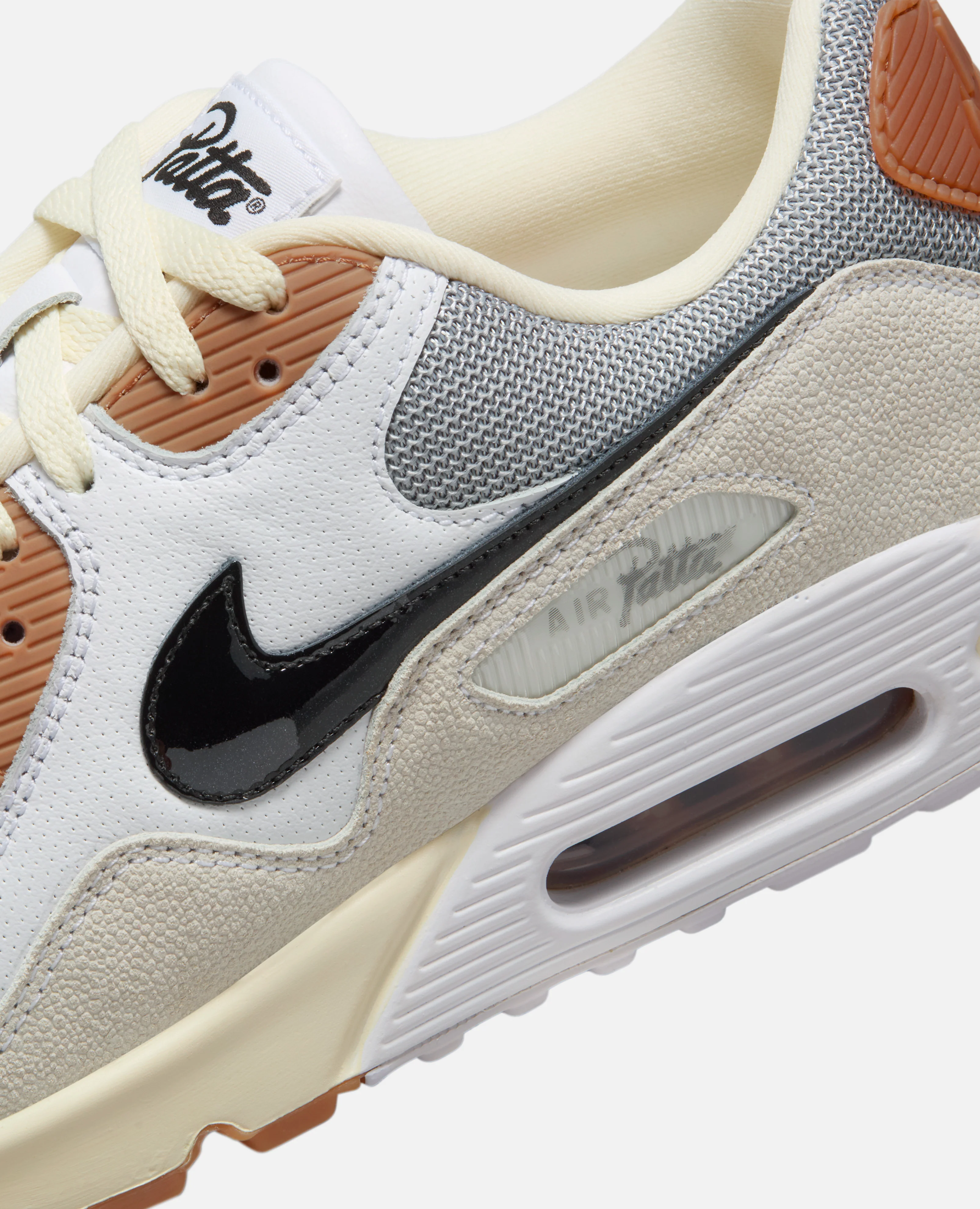 Patta x Nike Air Max 90 SP (Particle Grey/Black-Coconut Milk-White) - Image 10
