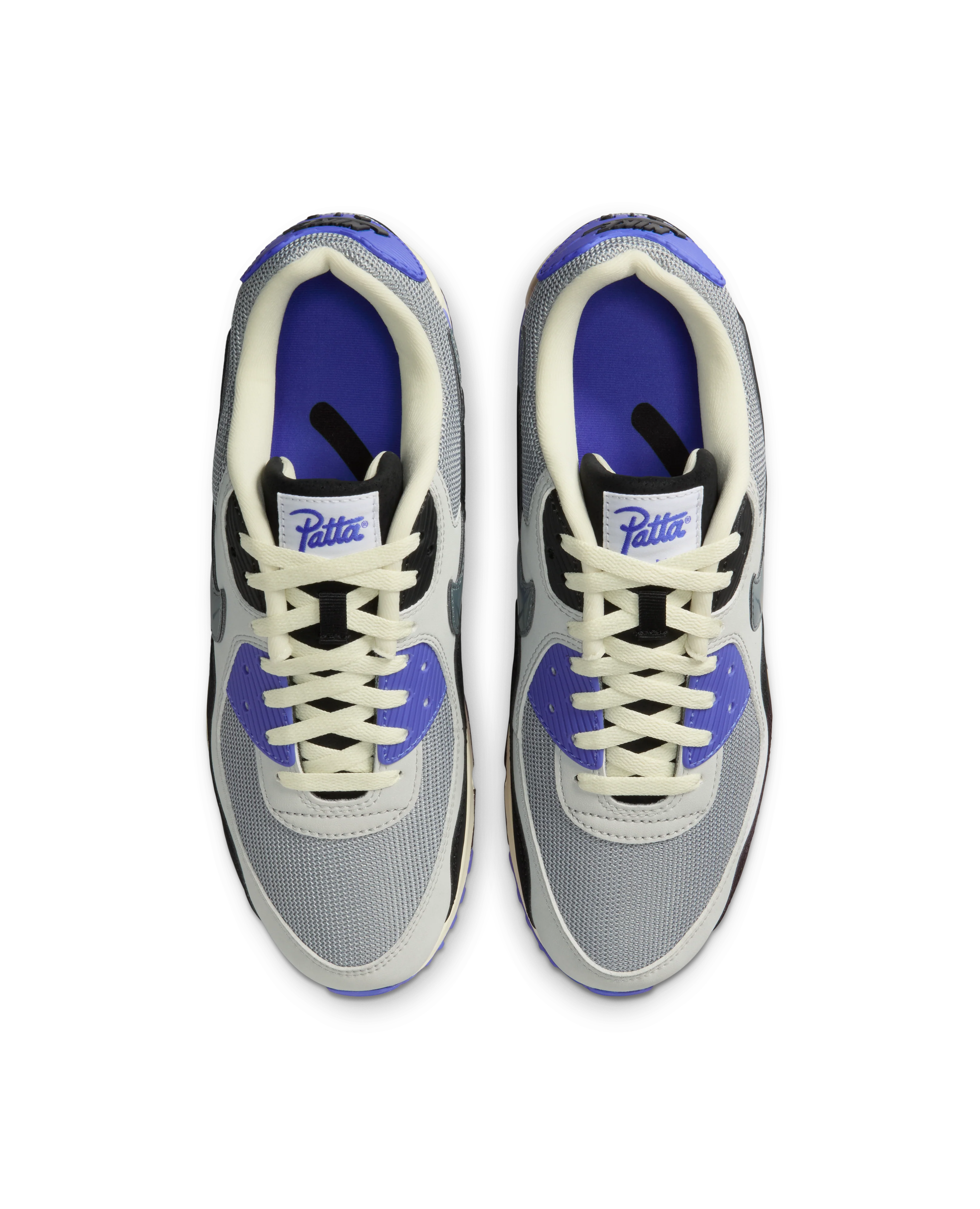 Patta x Nike Air Max 90 SP (Particle Grey/Neutral Grey-Sapphire) - Image 4