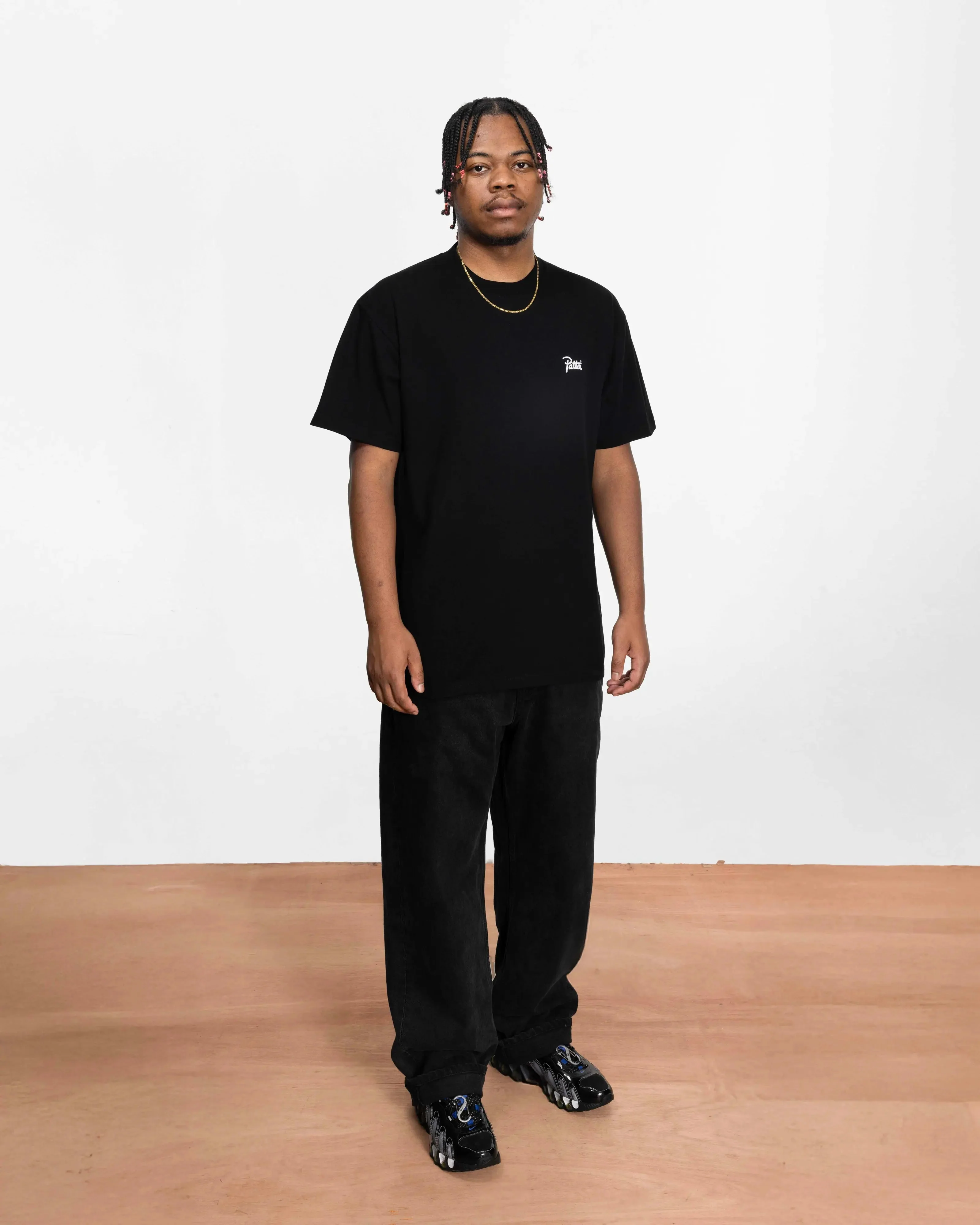 Patta Get Familiar T-Shirt (Black) - Image 3