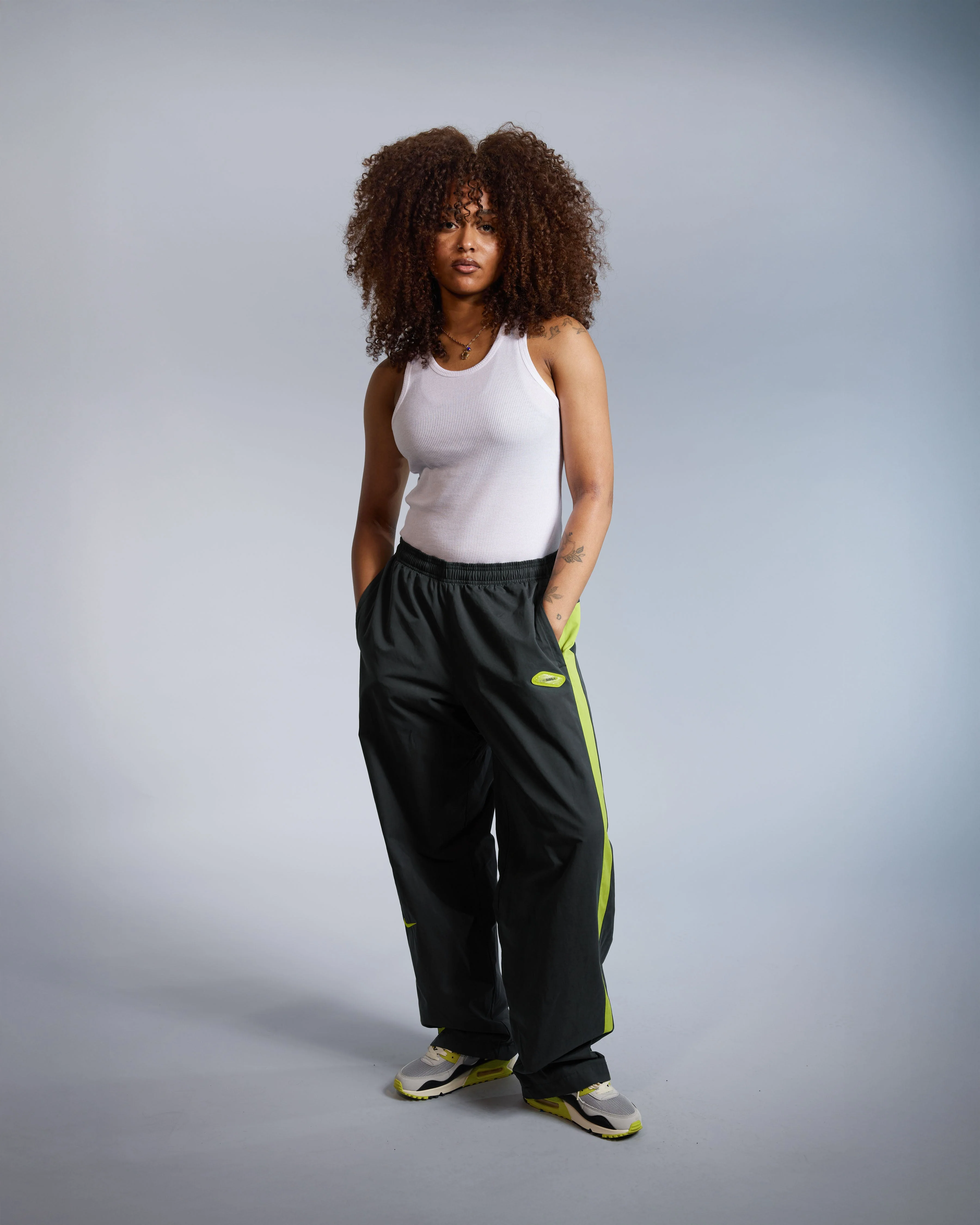 Patta x Nike NRG Track Pant (Black/Cyber) - Image 4