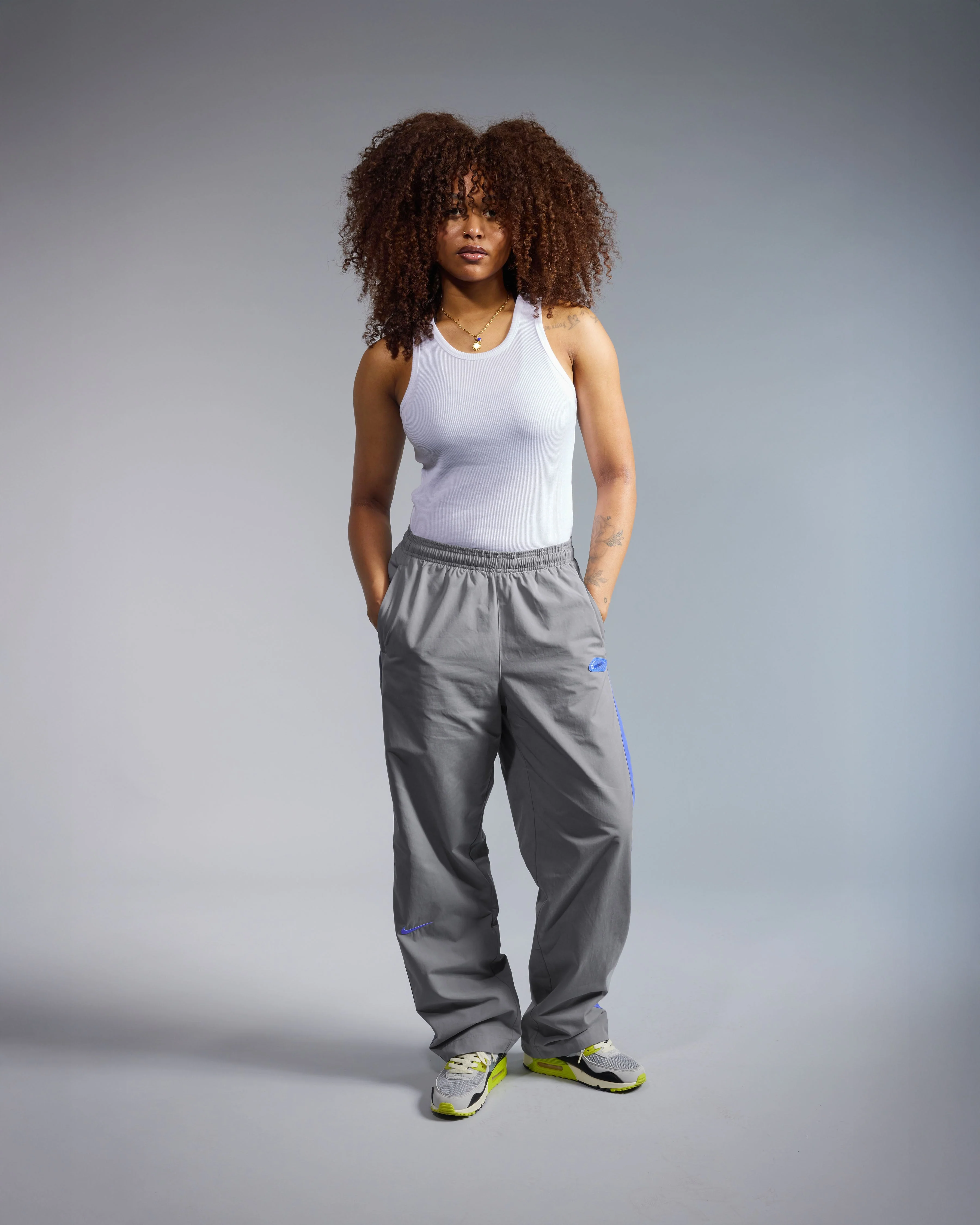 Patta x Nike NRG Track Pant (Particle Grey/Sapphire) - Image 3