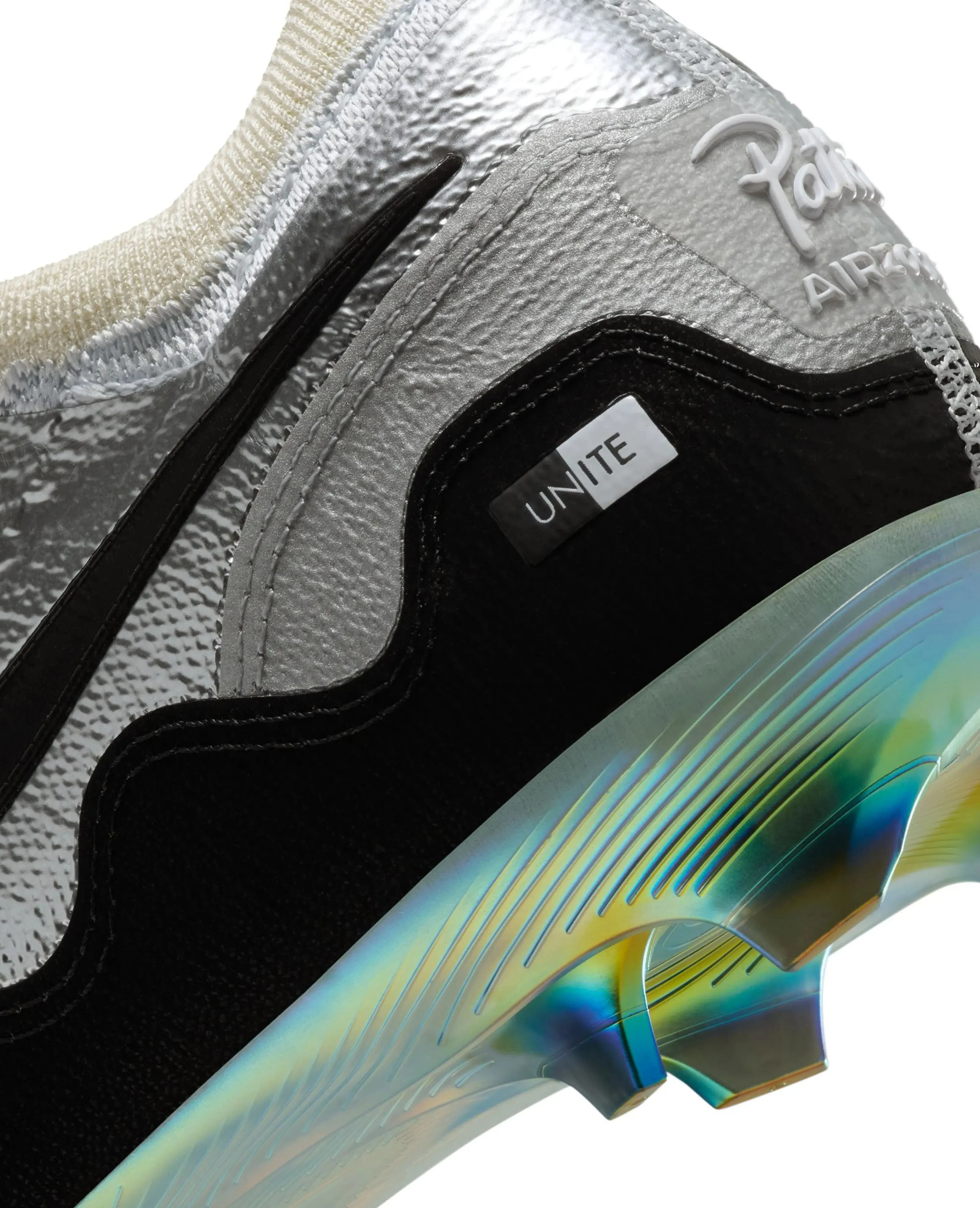 Patta x Nike Mercurial Vapor 16 Elite PS (Chrome/Black-White) - Image 8