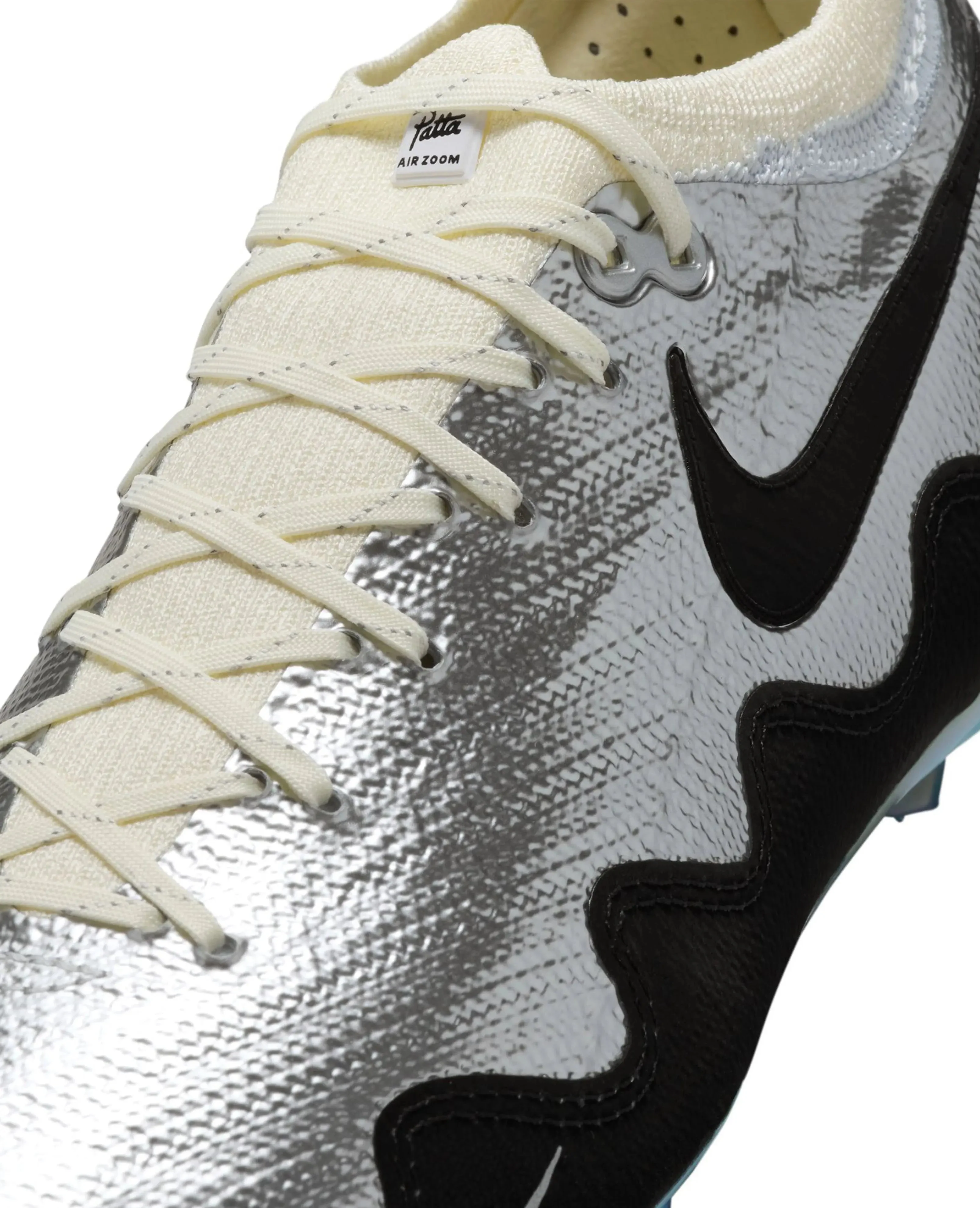 Patta x Nike Mercurial Vapor 16 Elite PS (Chrome/Black-White) - Image 9