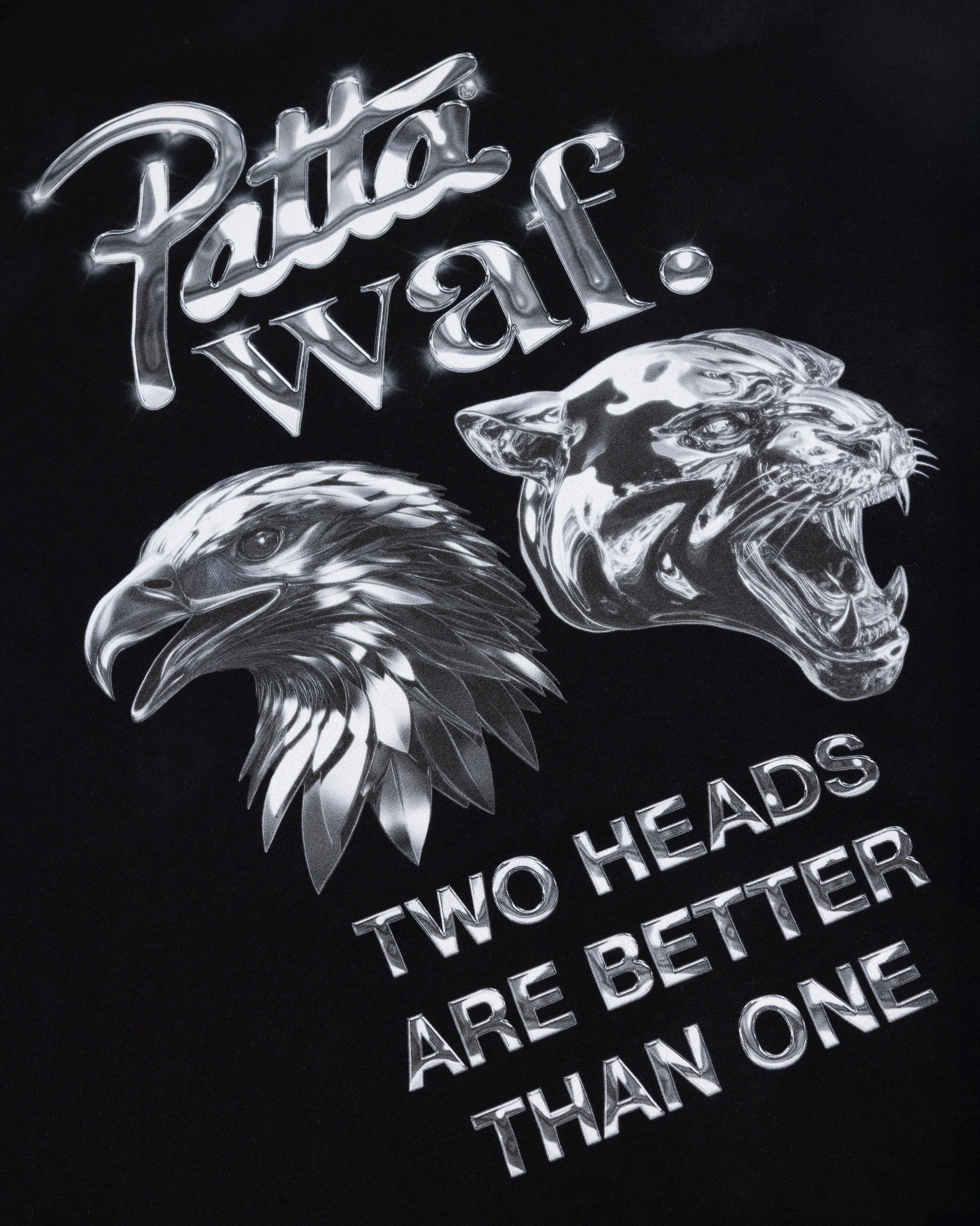 Patta x waf. Homecoming 2025 T-Shirt (Black) - Image 5